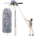 Plumeau télescopique microfibre – manche extensible et tête flexible