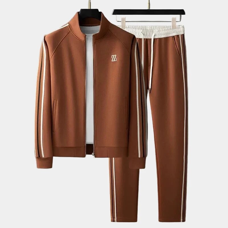 Jogging homme zippé – ensemble veste et pantalon complet
