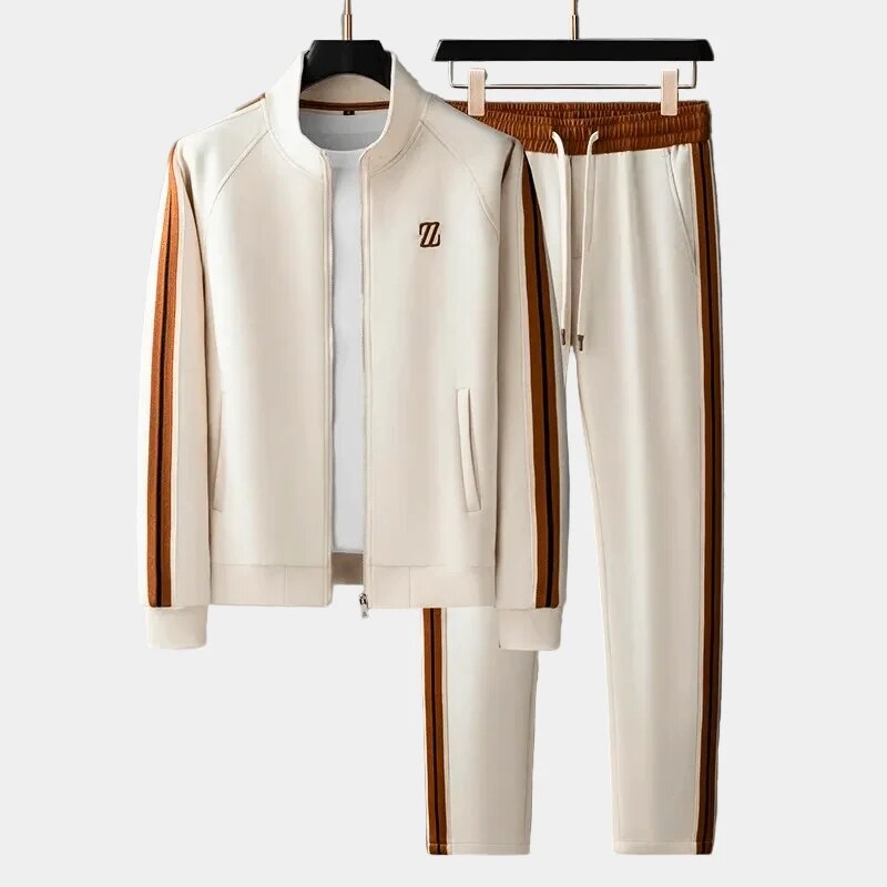 Jogging homme zippé – ensemble veste et pantalon complet