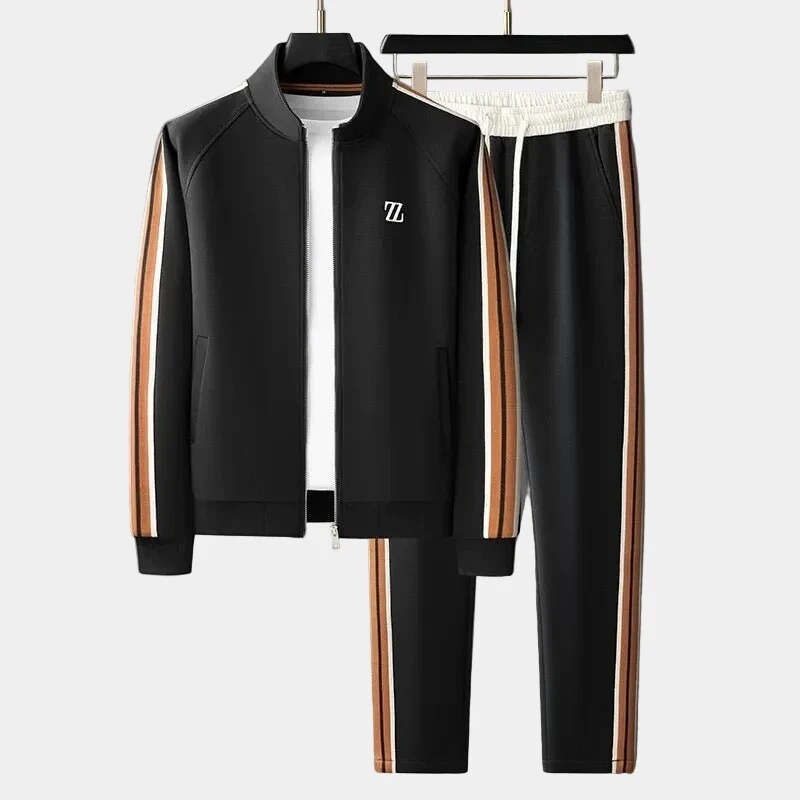 Jogging homme zippé – ensemble veste et pantalon complet