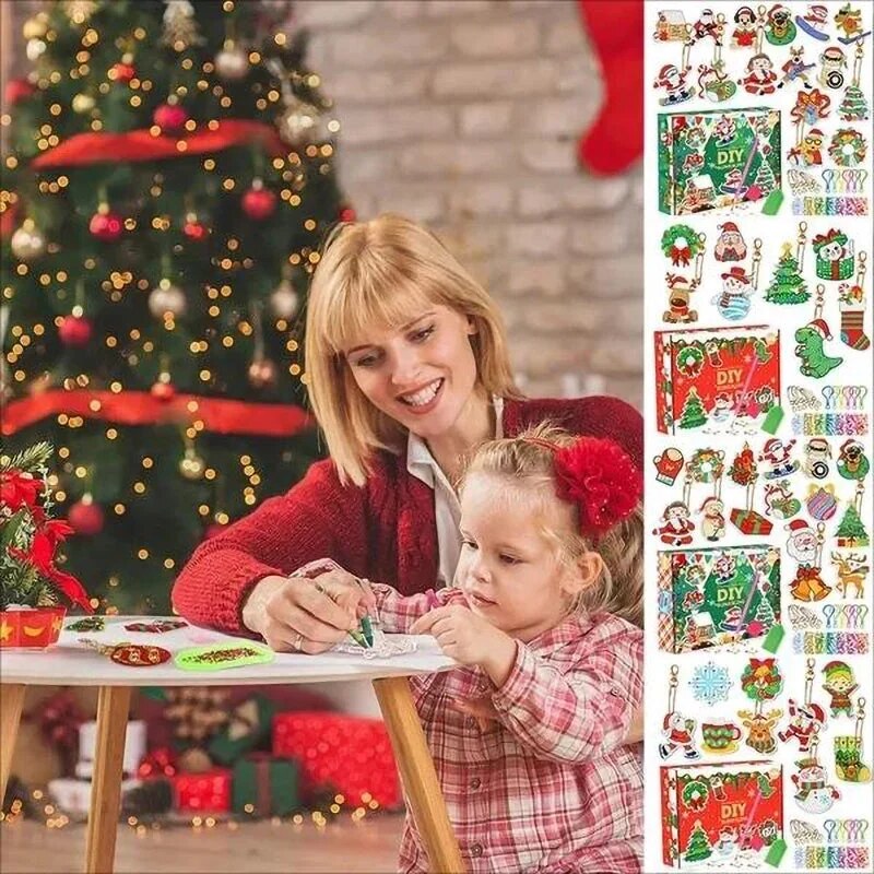 Kit de broderie diamant – ornements de Noël à créer soi-même