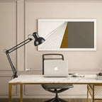 Lampe de bureau – bras oscillant articulé avec pince