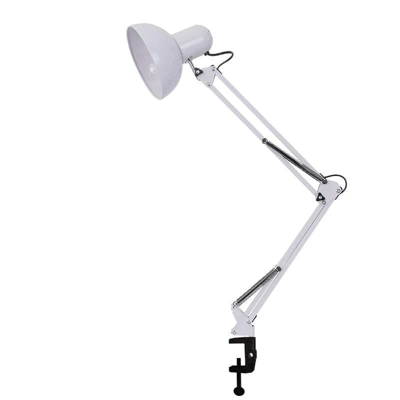 Lampe de bureau – bras oscillant articulé avec pince