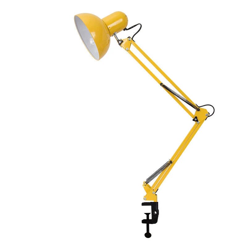 Lampe de bureau – bras oscillant articulé avec pince