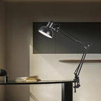 Lampe de bureau – bras oscillant articulé avec pince
