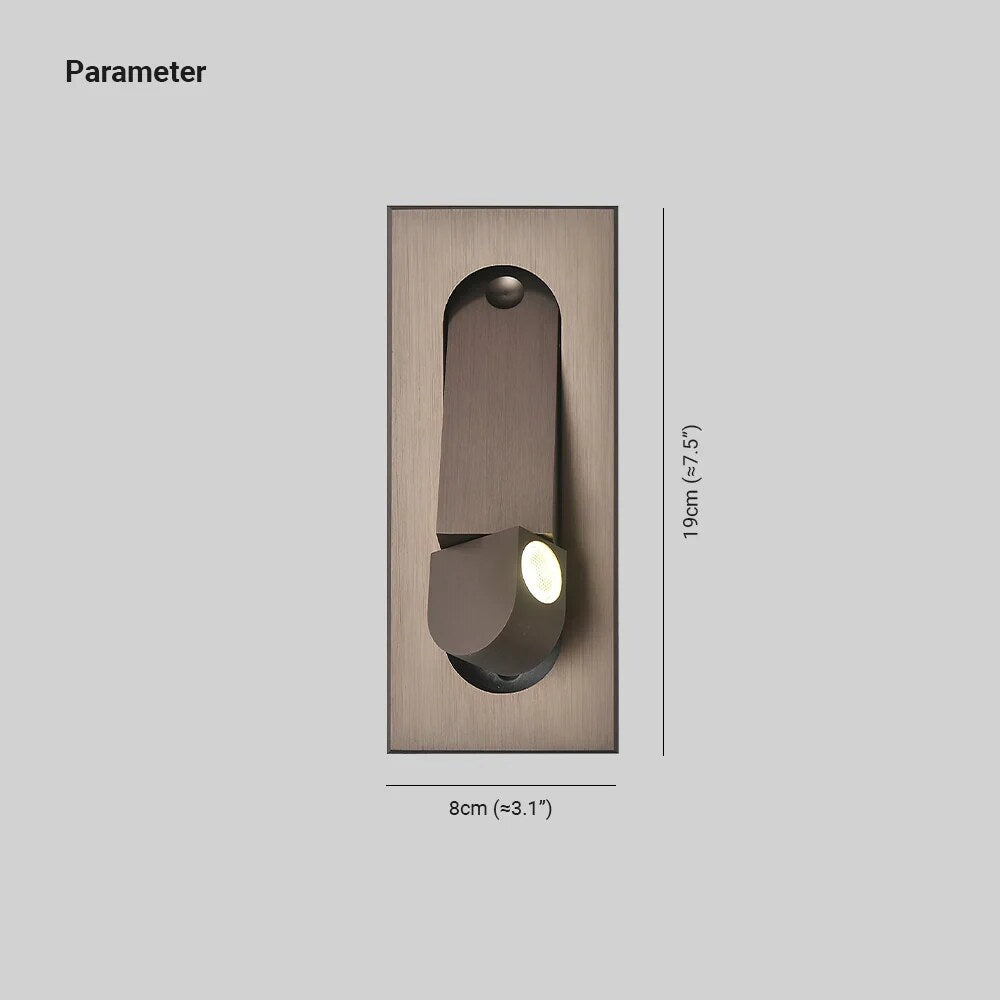 Lampe de lecture murale – mécanisme pliable ajustable
