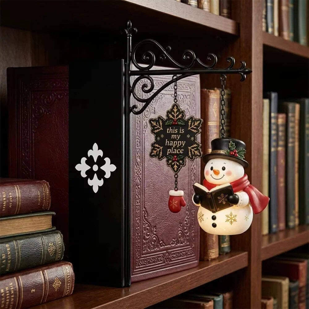 Lampe de Noël à suspendre – décoration peinte à la main