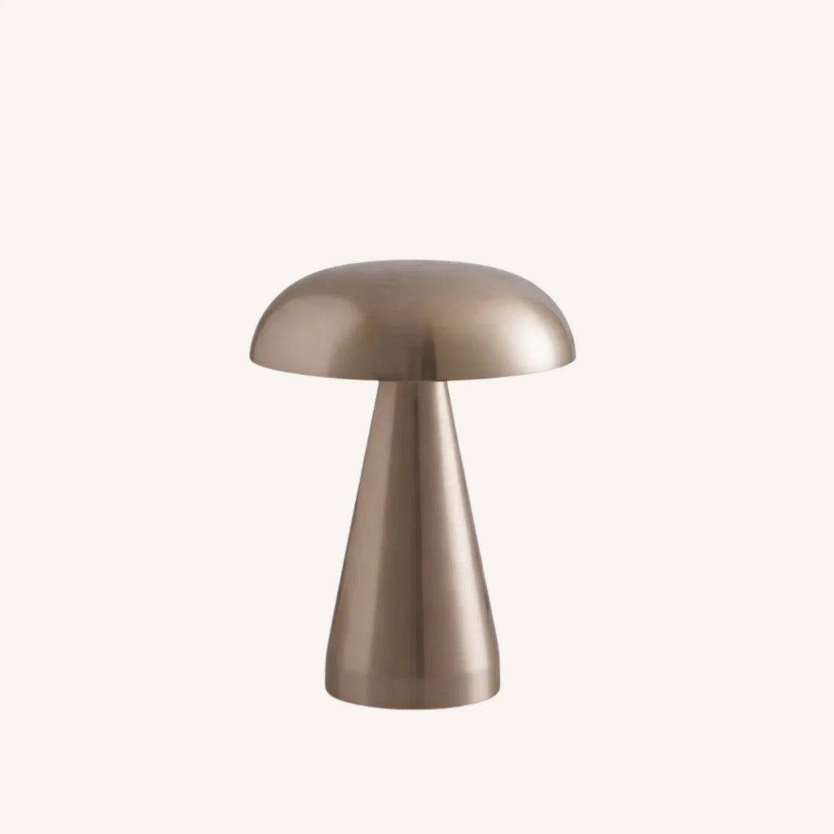Lampe de table champignon – silhouette minimaliste en métal