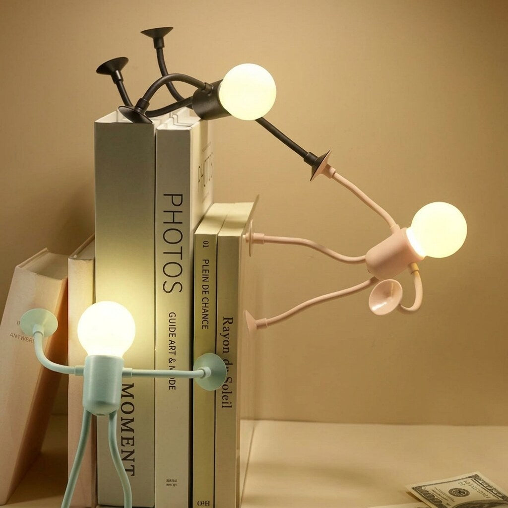 Lampe flexible de chevet – deux petits luminaires LED