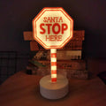 Lampe panneau indicateur rétro – veilleuse LED vintage
