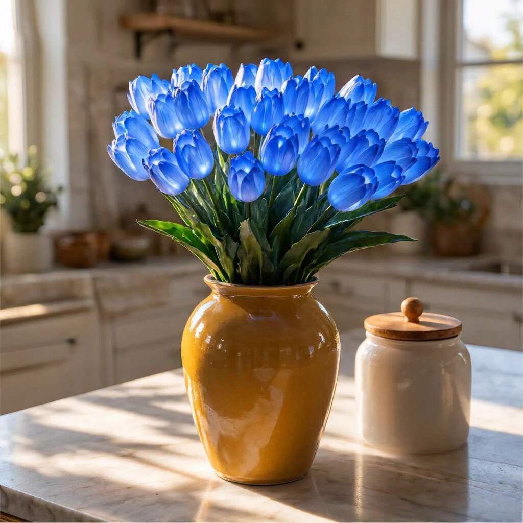 Lampe tulipes LED – décoration lumineuse pour intérieur