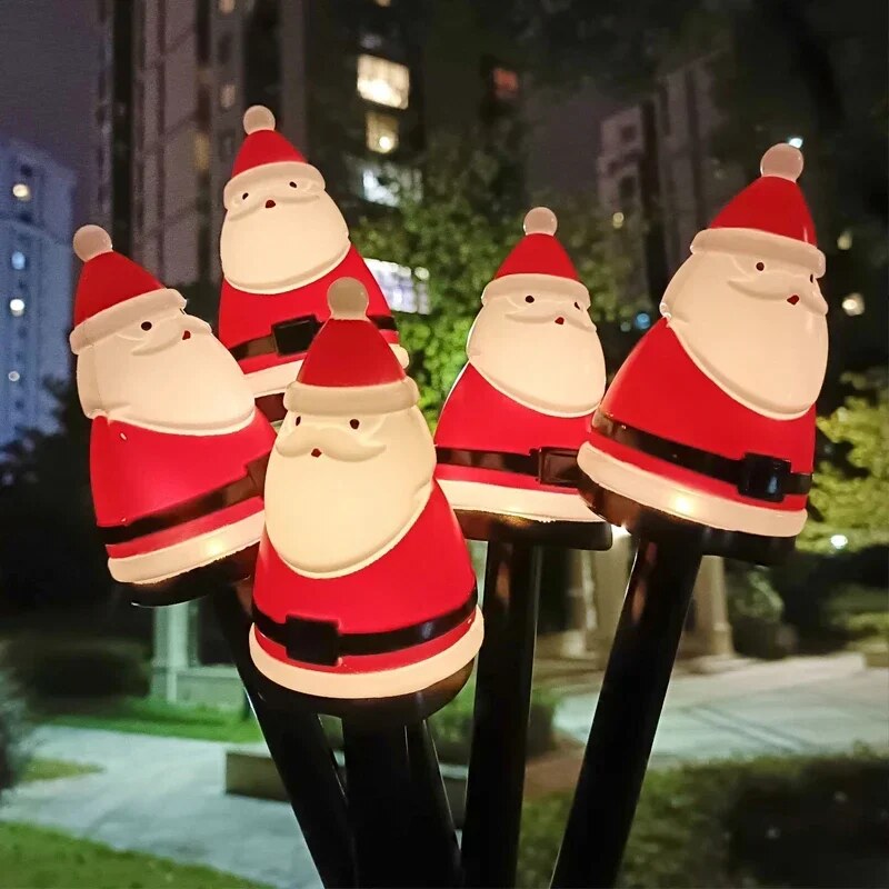 Lampes solaires de jardin – motifs festifs et étanches