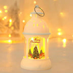 Lanterne de Noël LED – décoration festive intérieur et extérieur