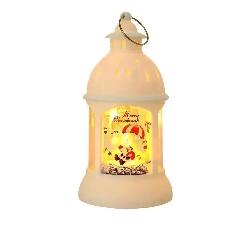 Lanterne de Noël LED – décoration festive intérieur et extérieur