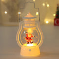 Lanterne LED à piles – décoration de Noël bonhomme neige