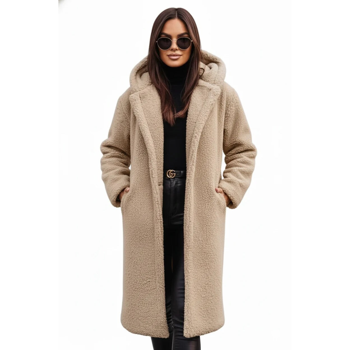 Manteau Teddy – Veste oversize moelleuse pour l'hiver