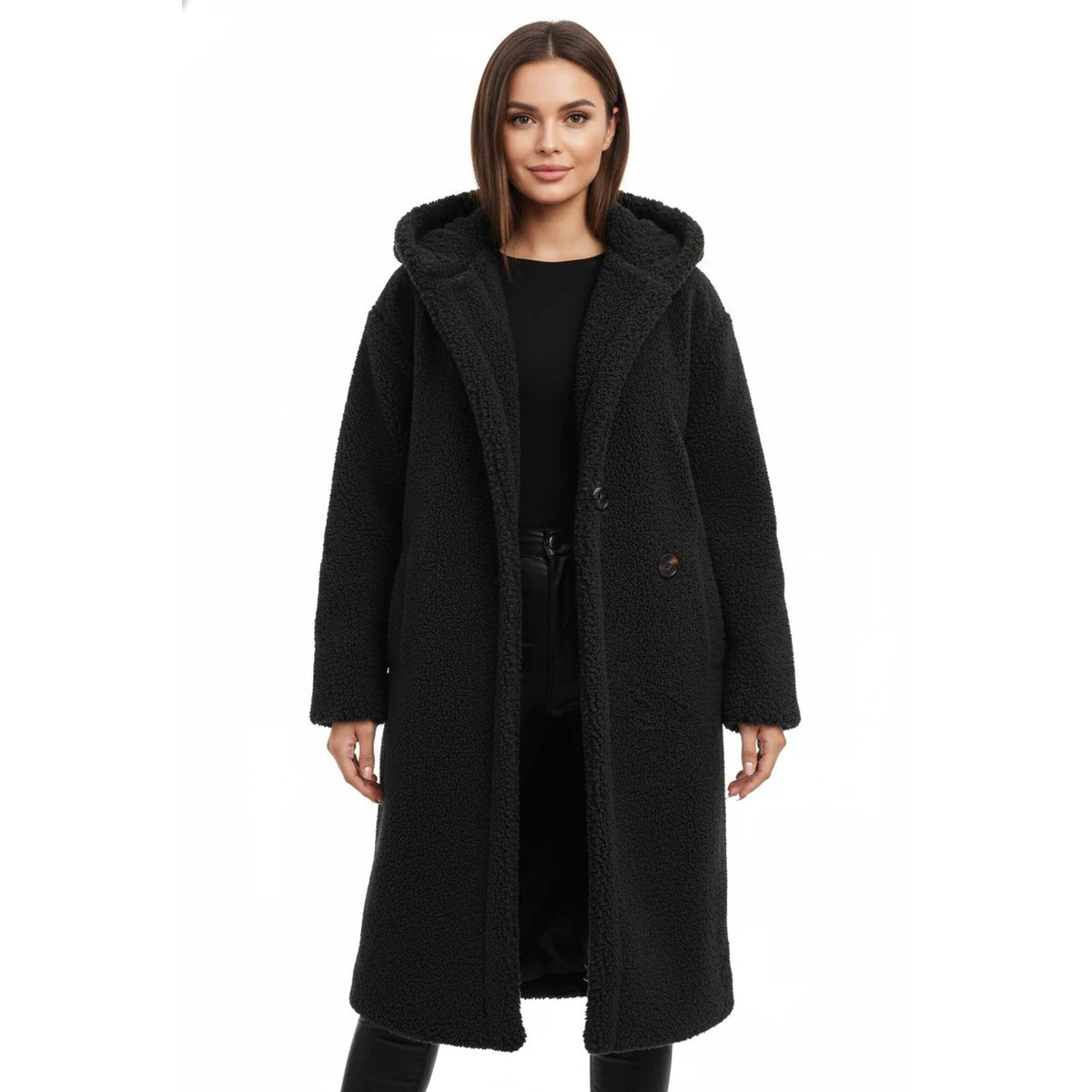 Manteau Teddy – Veste oversize moelleuse pour l'hiver