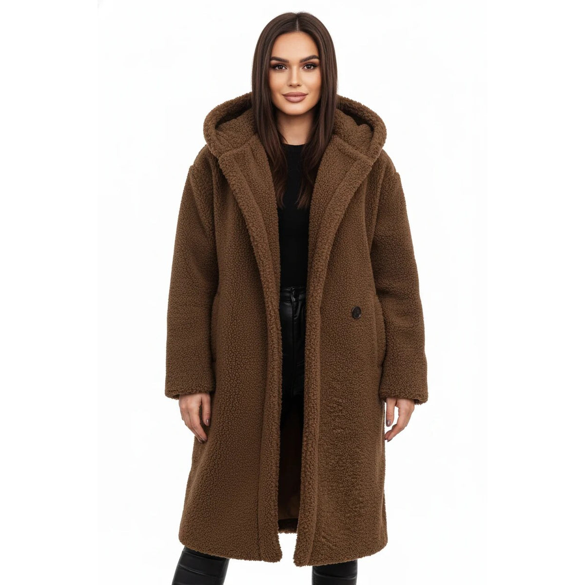 Manteau Teddy – Veste oversize moelleuse pour l'hiver