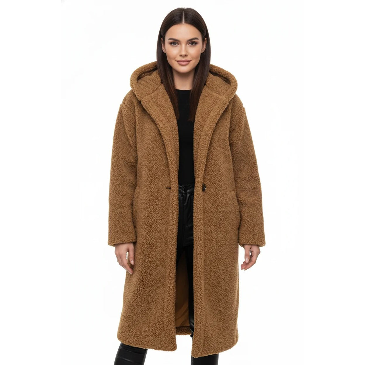 Manteau Teddy – Veste oversize moelleuse pour l'hiver