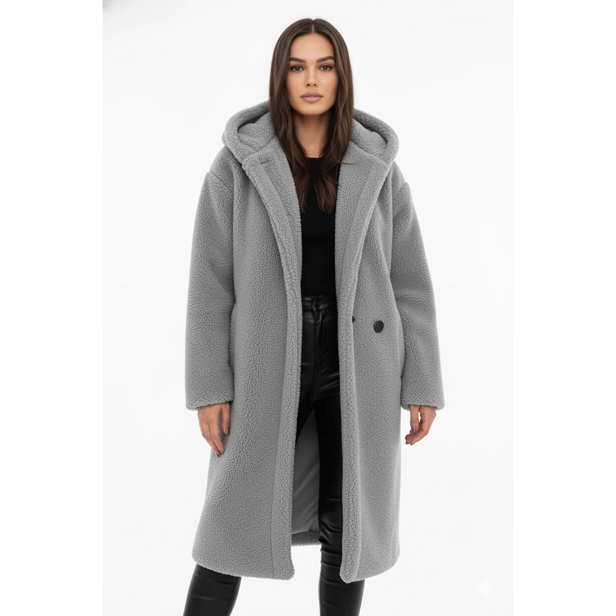 Manteau Teddy – Veste oversize moelleuse pour l'hiver