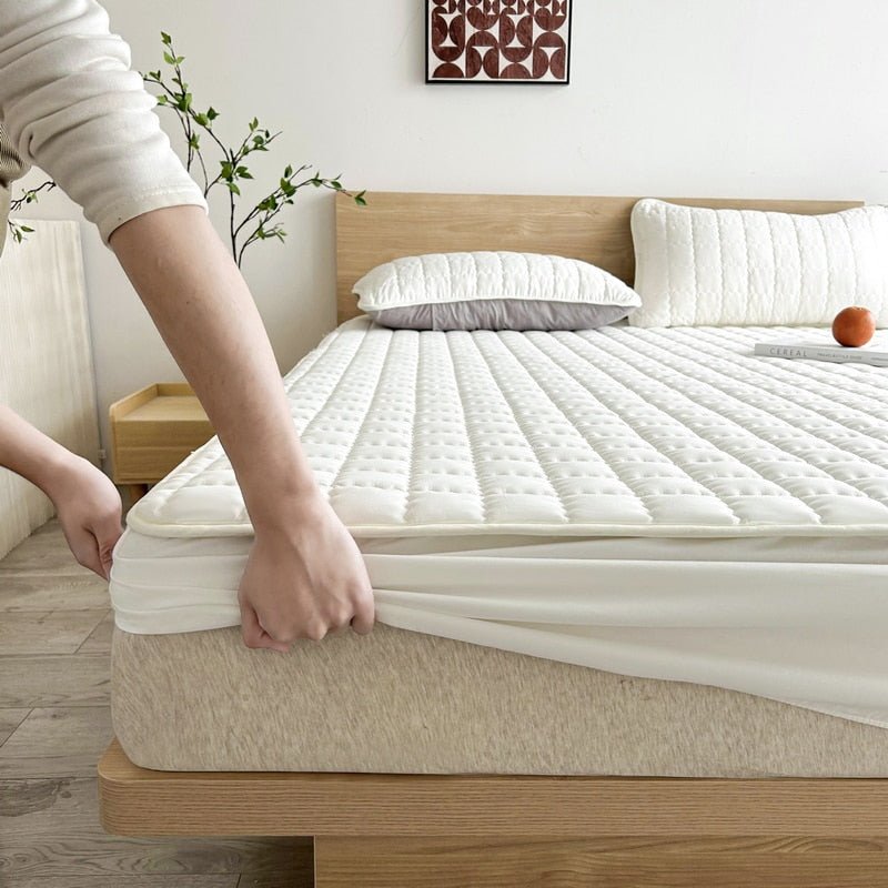 Surmatelas matelassé – housse ajustée jusqu'à 30 cm d'épaisseur