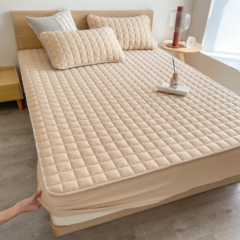 Surmatelas matelassé – housse ajustée jusqu'à 30 cm d'épaisseur