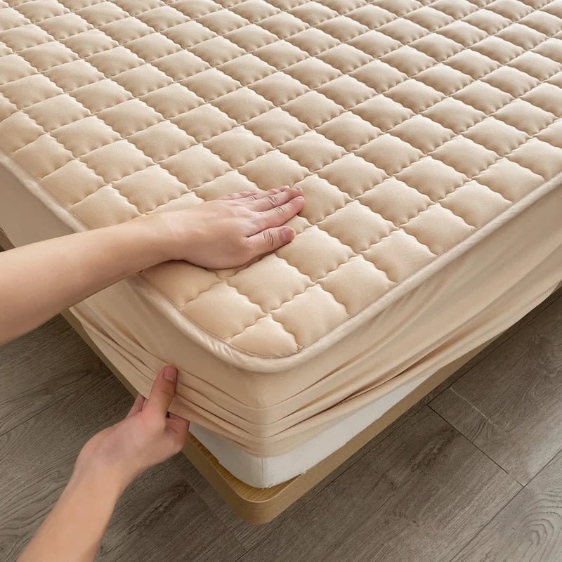 Surmatelas matelassé – housse ajustée jusqu'à 30 cm d'épaisseur
