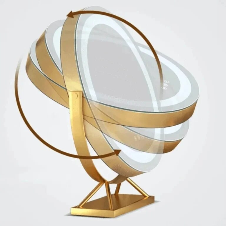 Miroir coiffeuse lumineux – variateur d'intensité led