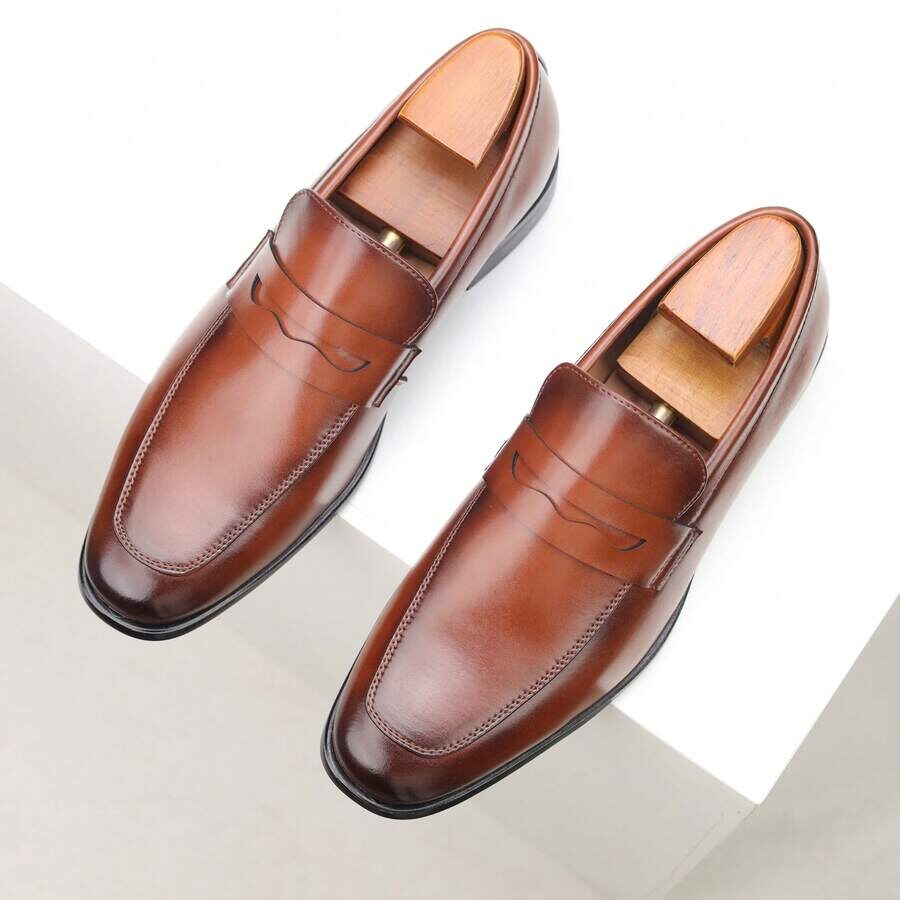 Mocassins homme – loafers classiques à enfiler avec bride