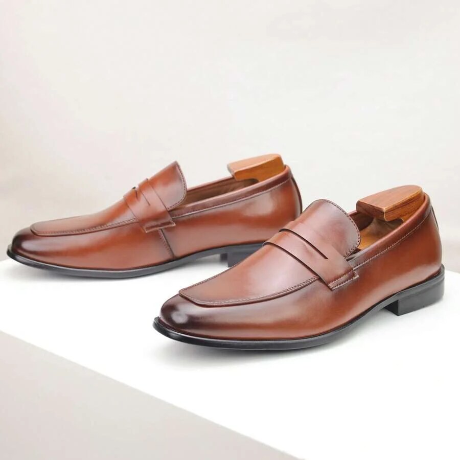 Mocassins homme – loafers classiques à enfiler avec bride
