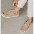 Mocassins homme – plateau cousu, empeigne mate et semelle fine
