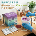 Moulage de vos mains en plâtre – kit empreinte souvenir