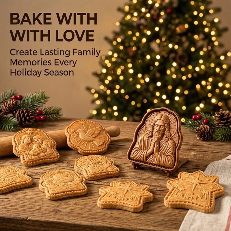 Moules à mini tartes – Noël avec 10 designs en relief