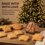 Moules à mini tartes – Noël avec 10 designs en relief