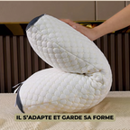 Oreiller ergonomique à contour – panneau central respirant