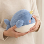 Peluche veilleuse baleine – bruit blanc, berceuses et housse