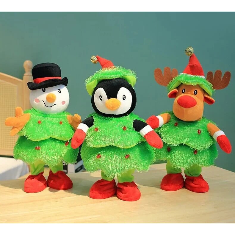 Personnage de Noël dansant – 5 modèles musicaux à poser