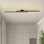 Plafonnier aluminium – design minimaliste, semi-encastré