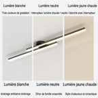 Plafonnier aluminium – design minimaliste, semi-encastré