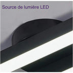 Plafonnier aluminium – design minimaliste, semi-encastré
