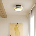 Plafonnier en verre – Design rétro ambiance chaleureuse