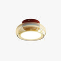 Plafonnier en verre – Design rétro ambiance chaleureuse