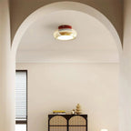 Plafonnier en verre – Design rétro ambiance chaleureuse