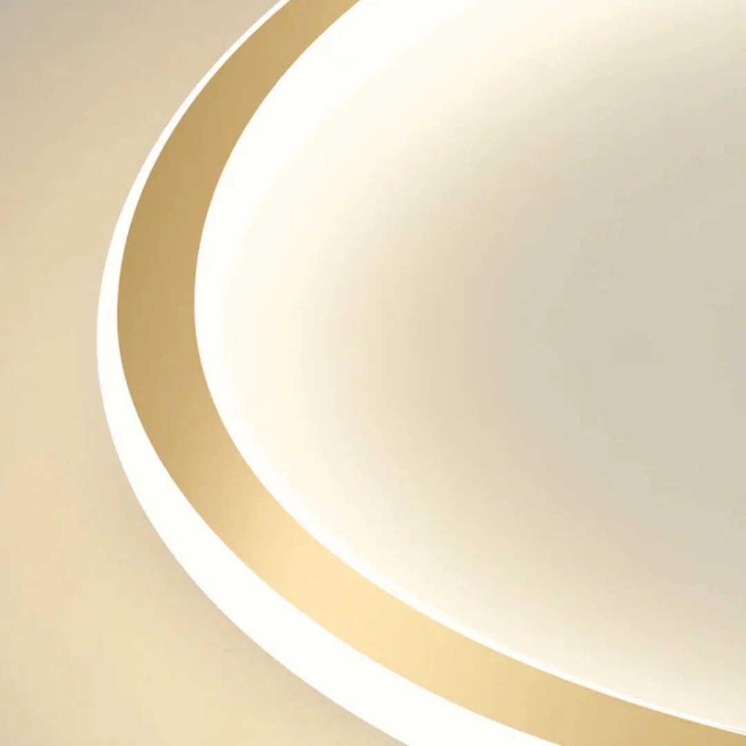 Plafonnier LED circulaire – design épuré minimaliste pour chambre