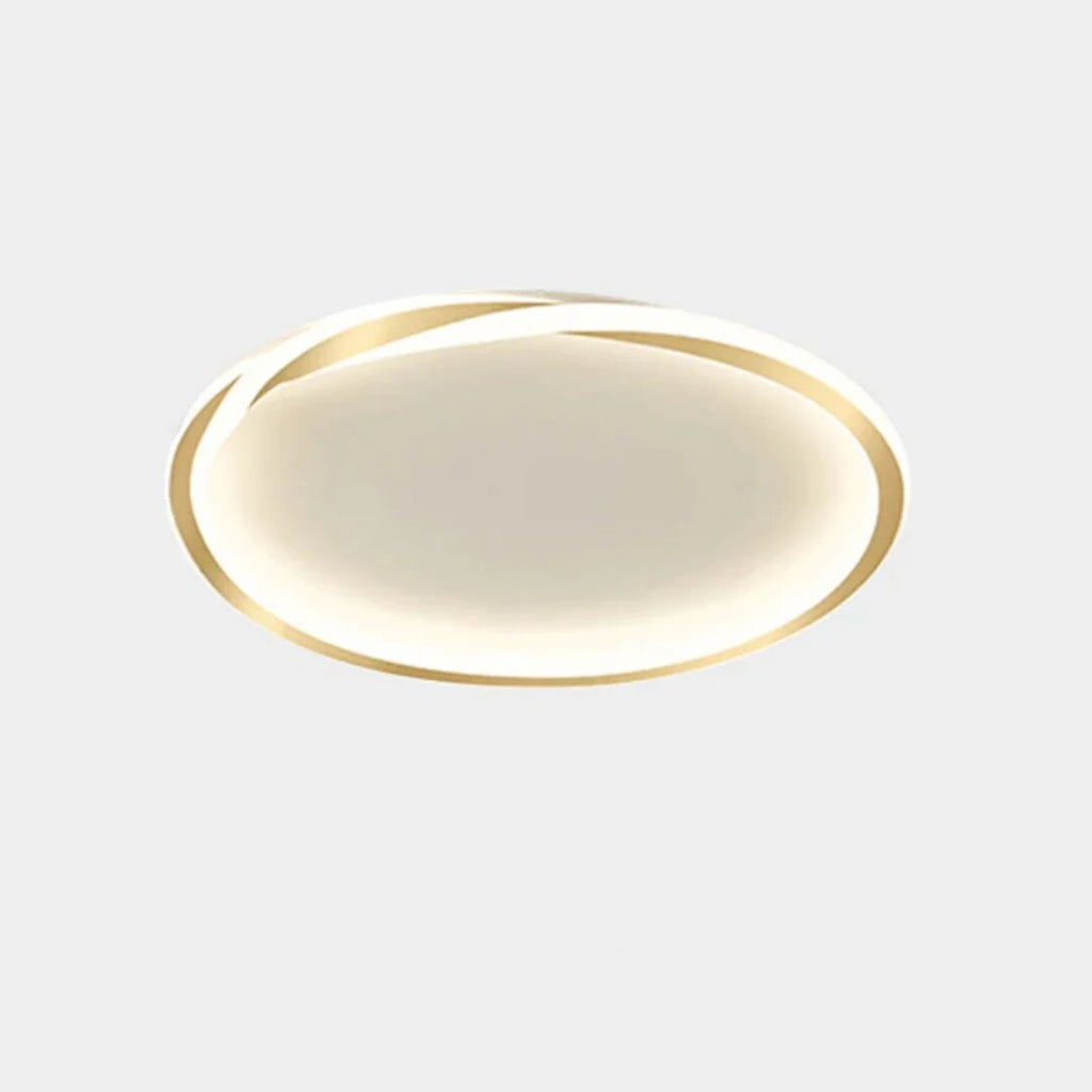 Plafonnier LED circulaire – design épuré minimaliste pour chambre
