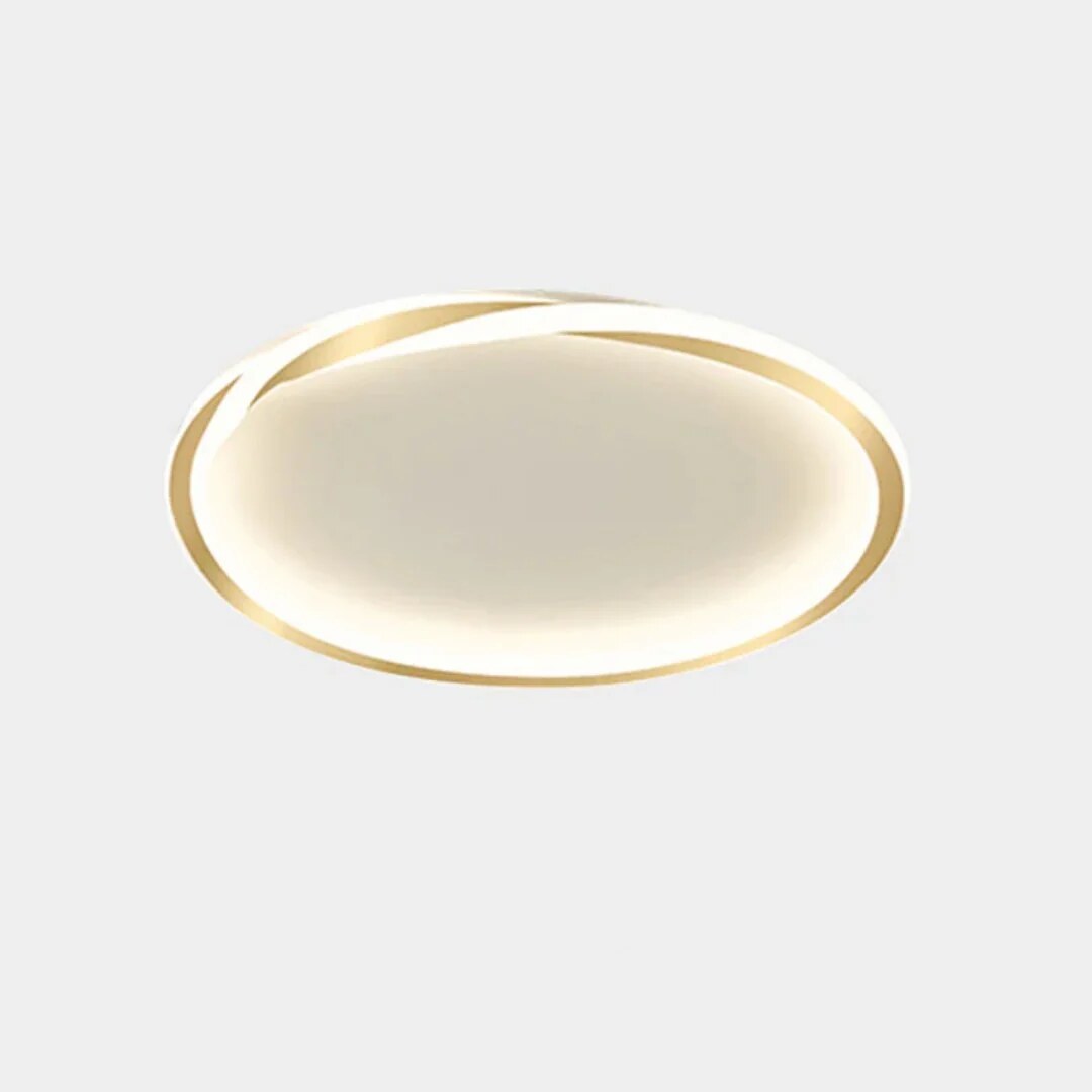Plafonnier LED circulaire – design épuré minimaliste pour chambre