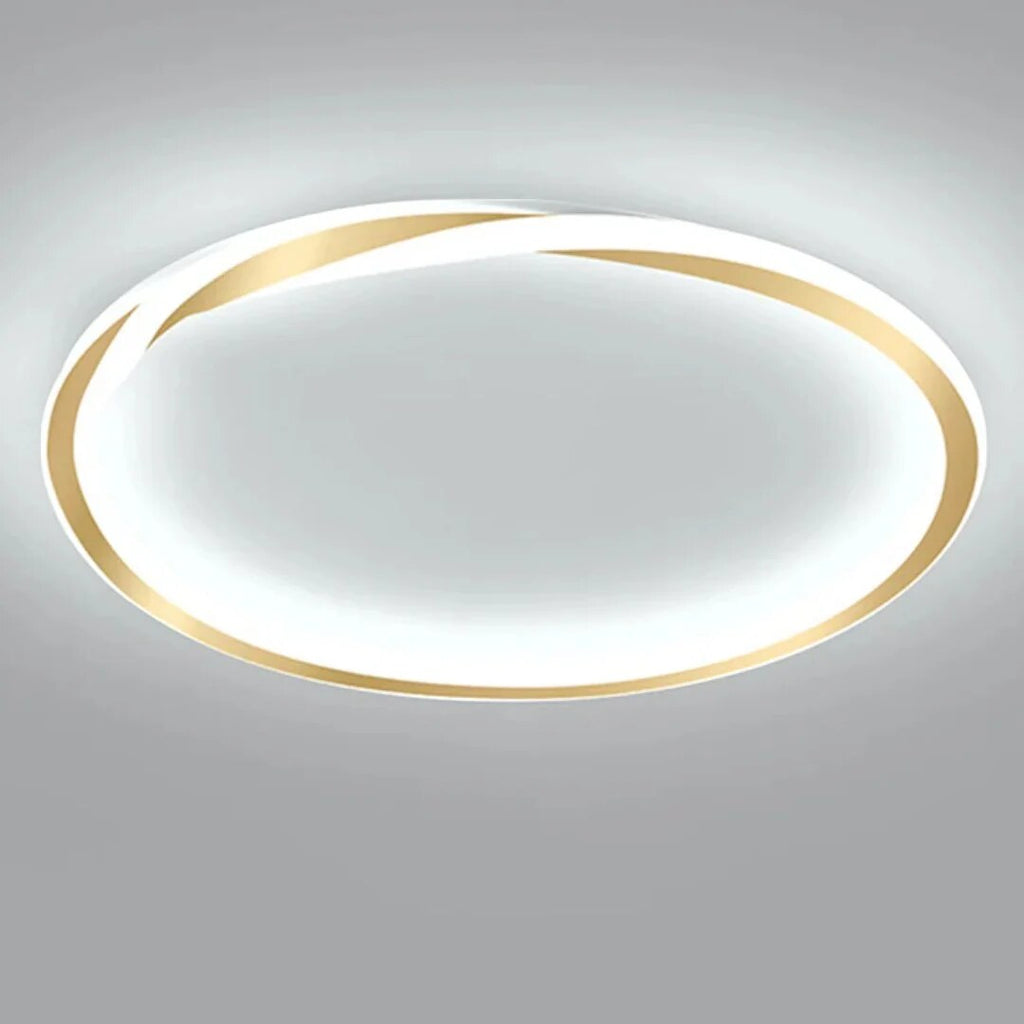 Plafonnier LED circulaire – design épuré minimaliste pour chambre