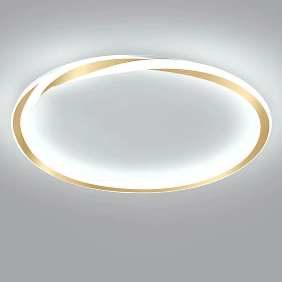 Plafonnier LED circulaire – design épuré minimaliste pour chambre