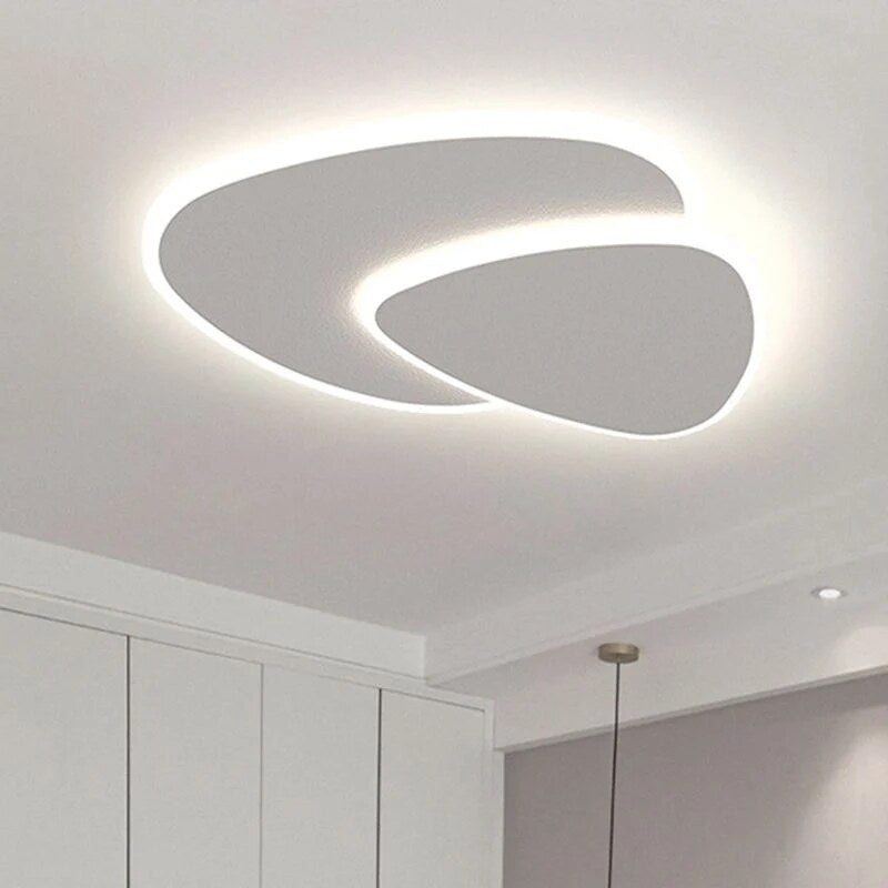 Plafonnier – lustre blanc moderne pour salon et chambre