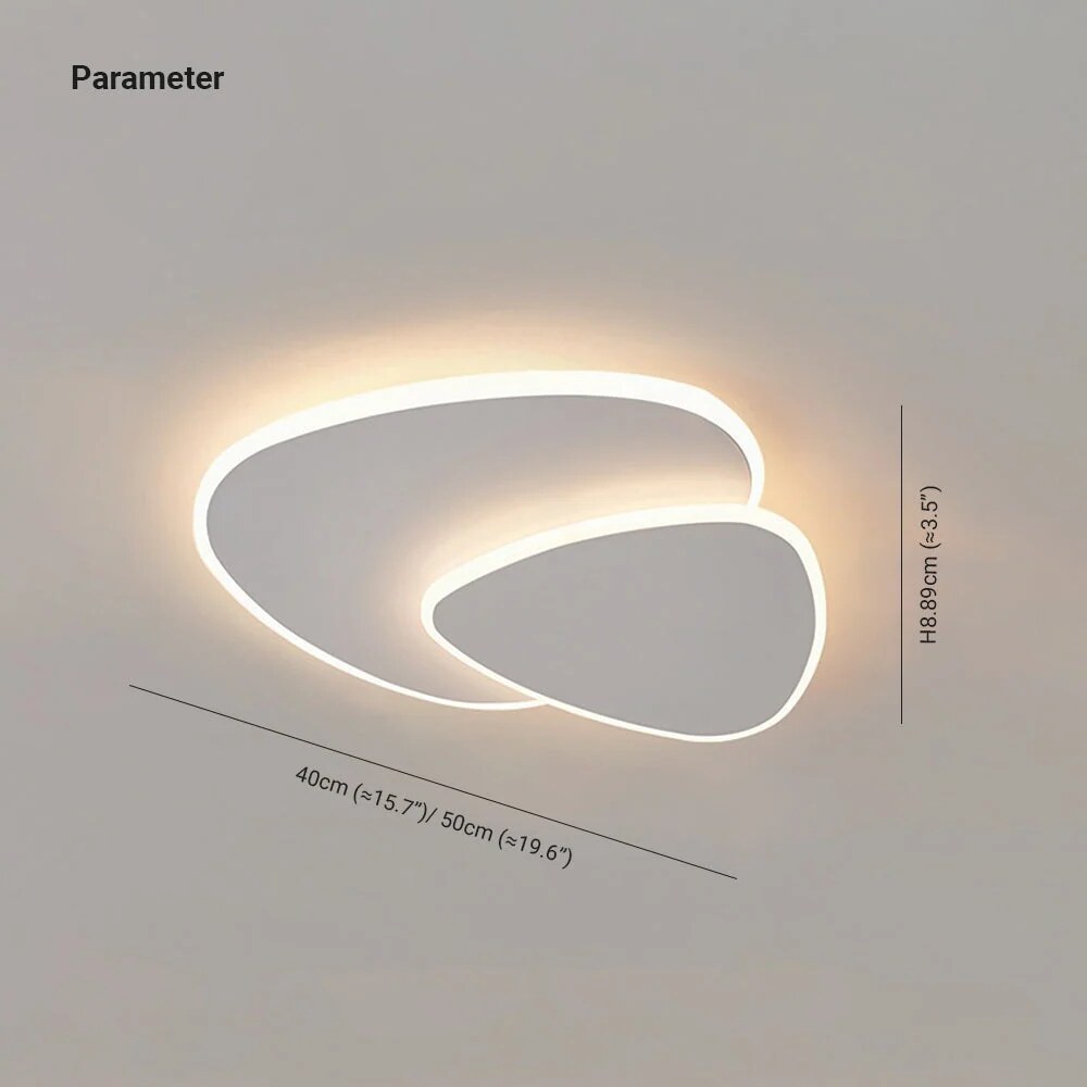 Plafonnier – lustre blanc moderne pour salon et chambre